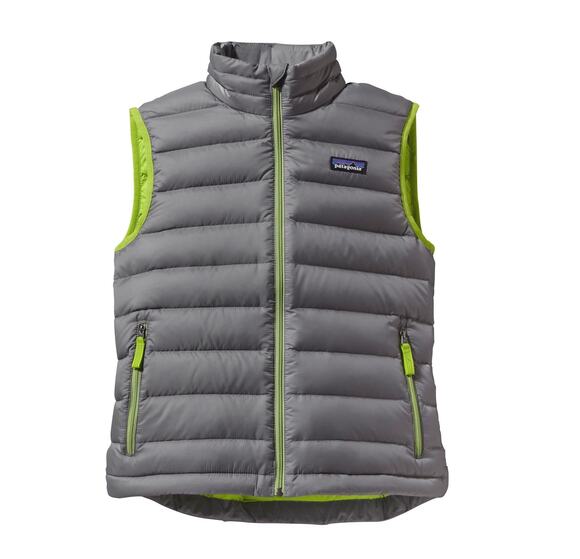 Patagonia Other - Patagonia Boys' Large Down Sweater Vest - Gray & Green